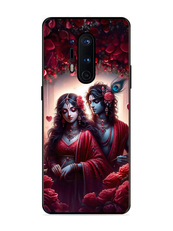 OnePlus 8 Pro | 2D Metal | Couples in Red theme like Radha Krishna | ON-8P-458