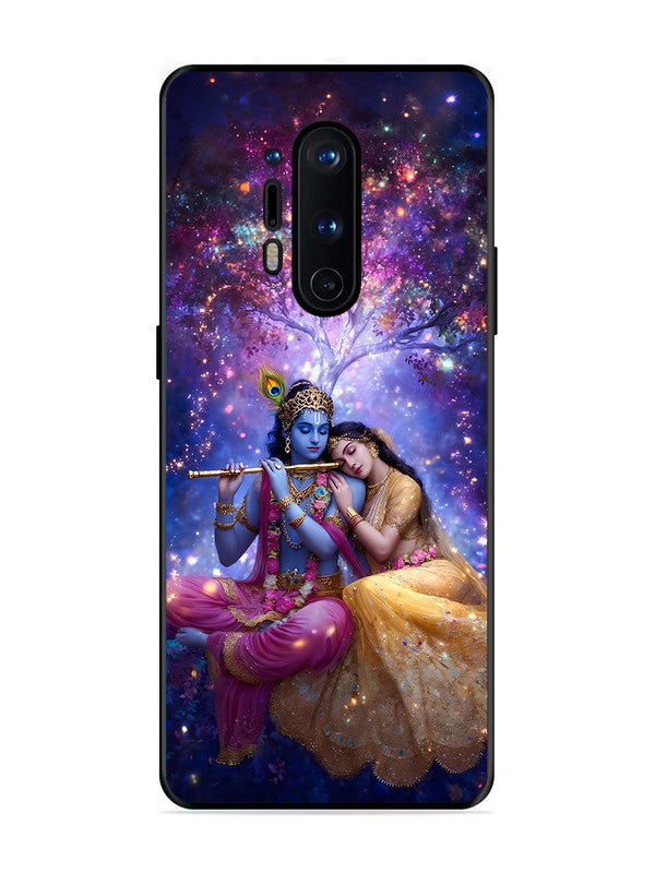 OnePlus 8 Pro | 2D Metal | Radha Krishna Enjoying Flute | ON-8P-459