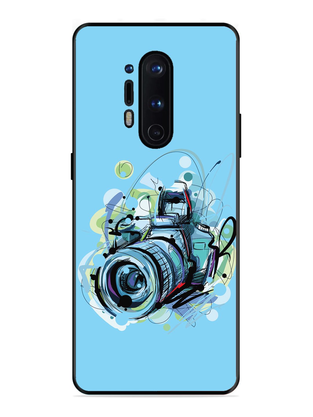 OnePlus 8 Pro Camera Blue Background