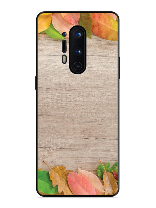 OnePlus 8 Pro Autumn Leafs On Wooden Table