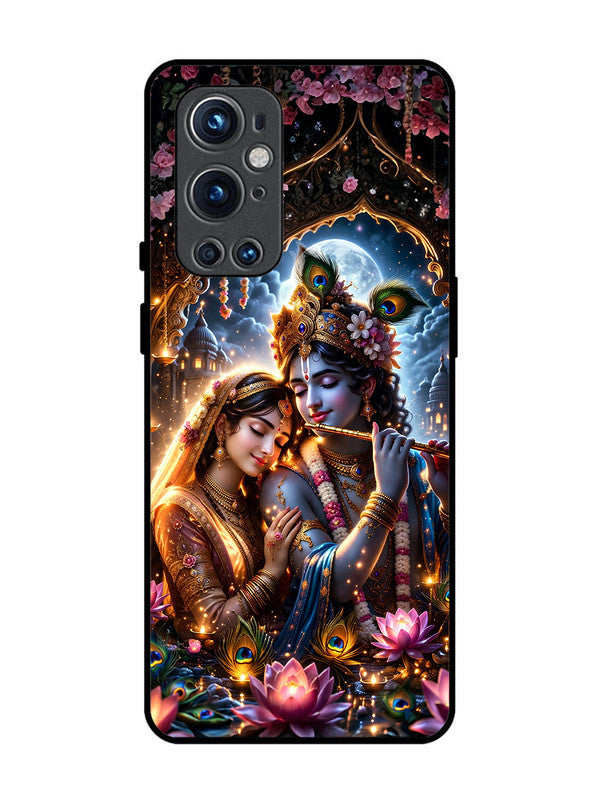 OnePlus 9 Pro | 2D Metal | Radha Krishna Enjoying Flute 2 | ON-9P-461