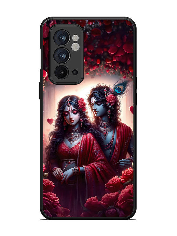 OnePlus 9RT | 2D Metal | Couples in Red theme like Radha Krishna | ON-9RT-458