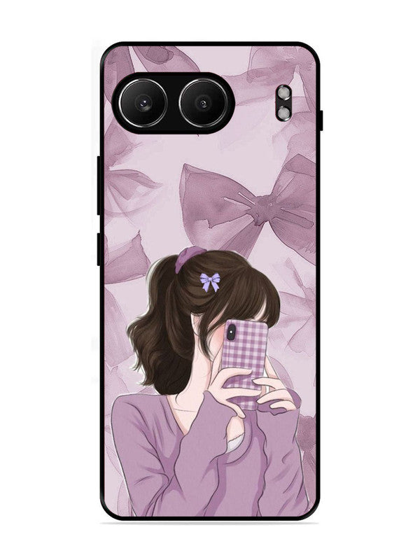 OnePlus Nord 4 5G Pinky Girl taking selfie