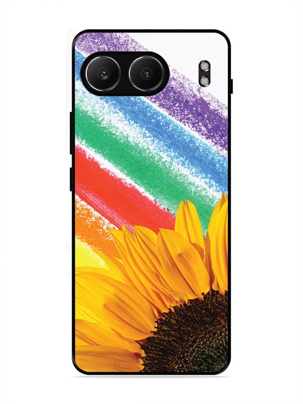 oneplus nord 4 5g Sunflower on Colourful Lines