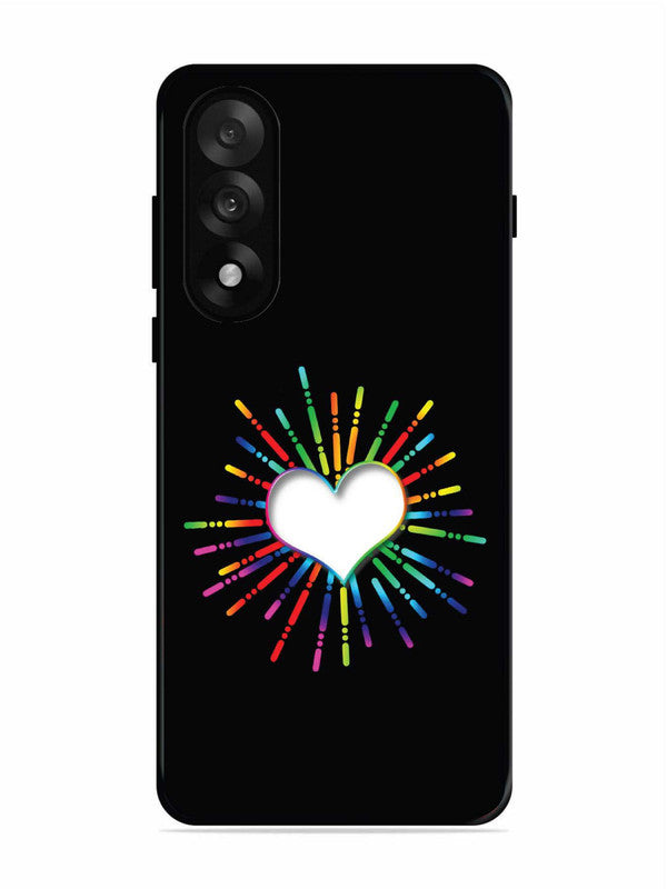 OnePlus Nord 5 5G Colourful Heart on Black