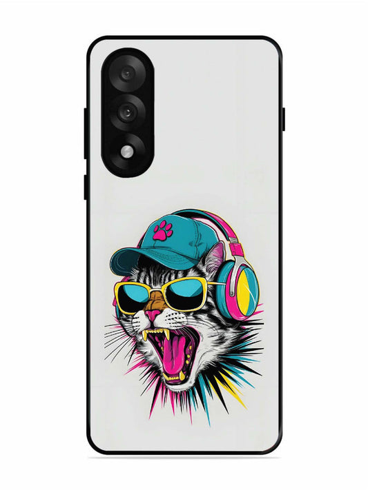 OnePlus Nord 5 5G Neon Pop Art DJ Cat Vibe