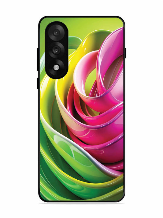OnePlus Nord 5 5G Vibrant Swirl Glossy Ribbon Art