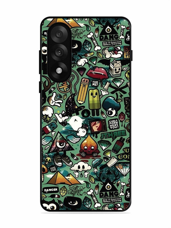 OnePlus Nord 5 5G Pop Art Doodle Graffiti Collage