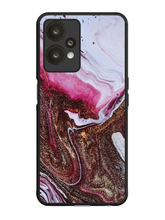 oneplus nord ce 2 lite 5g Elegant Rose & Gold Marble