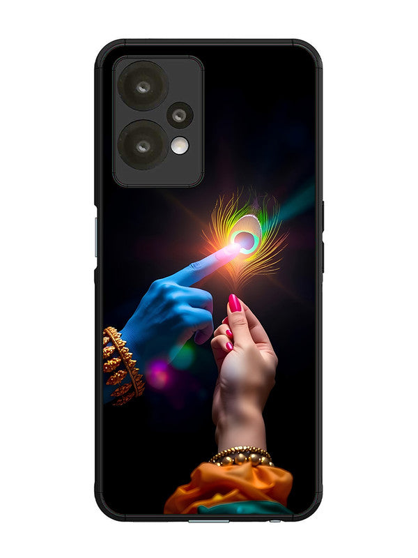 OnePlus Nord CE 2 lite 5G | 2D Metal | Radha Krishna touching feather | ON-NCE2L-454