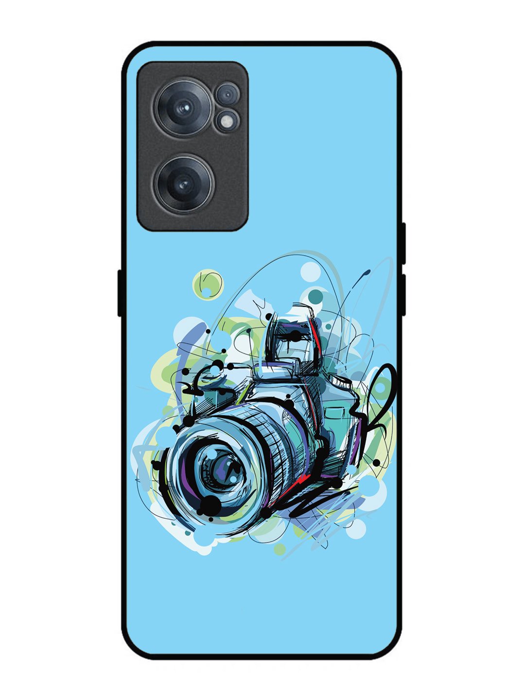 OnePlus Nord CE 2 5G Camera Blue Background