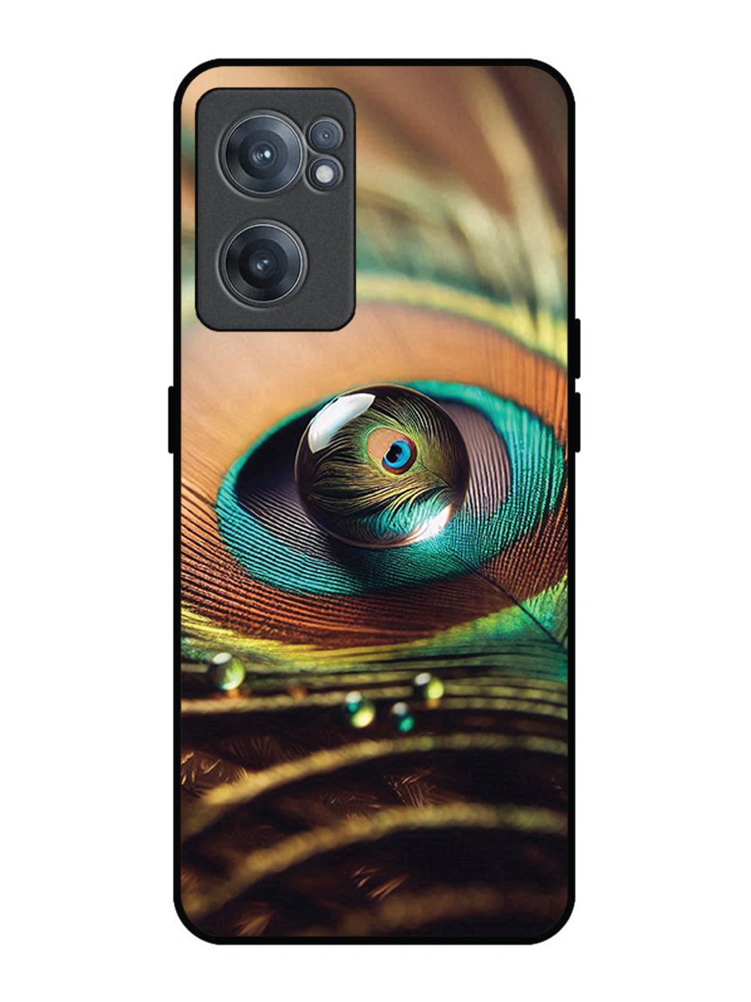 OnePlus Nord CE 2 5G Water Drop On Peacock Feather