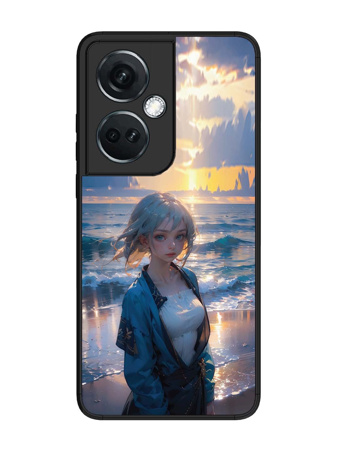 OnePlus Nord CE 3 Lite Anime Girl Beach Ocean Waves