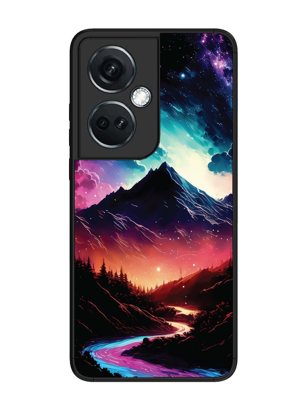 OnePlus Nord CE 3 Lite mountain-valley-Colorful-cloud-at-night