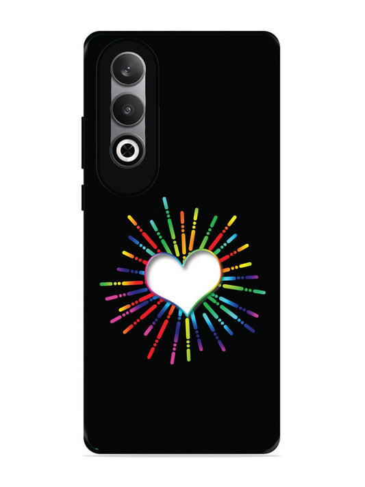 OnePlus Nord CE 4 Colourful Heart on Black