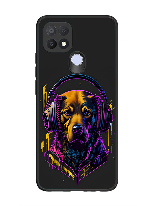Oppo A15 Music Lover Dog