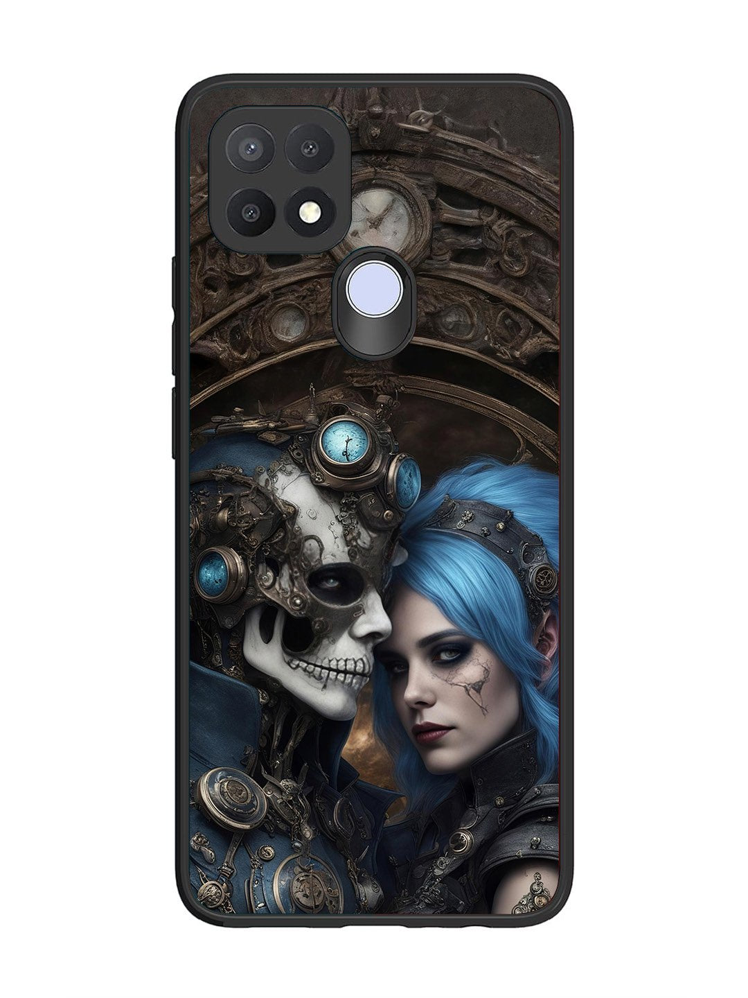 Oppo A15 Skeleton & Devil Girl