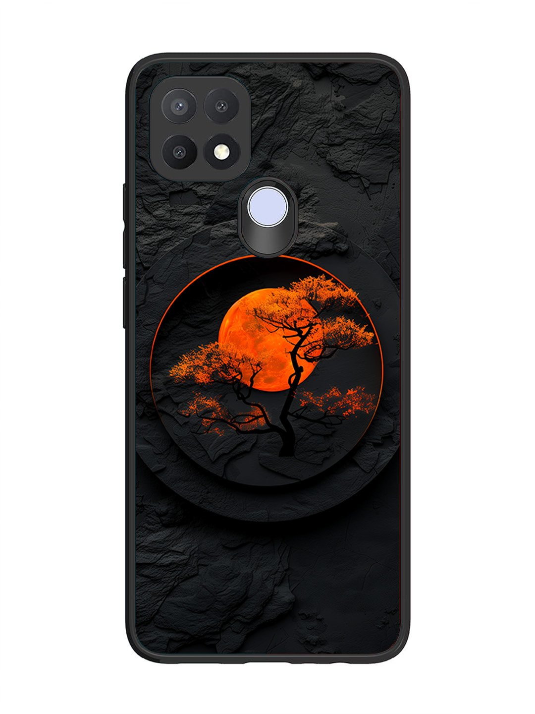 Oppo A15 Dark knight Red Moon
