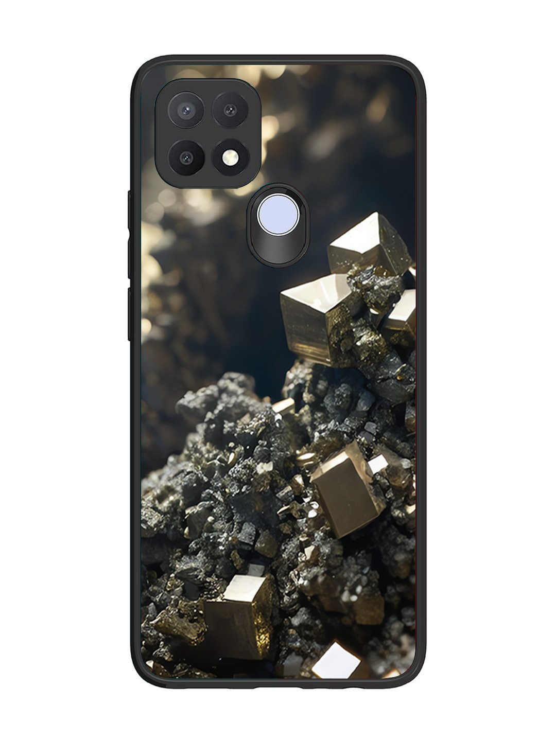 Oppo A15 Gold Crystals