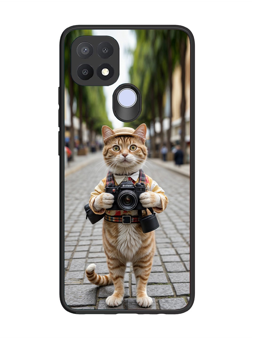 Oppo A15 Cat as Cameraman