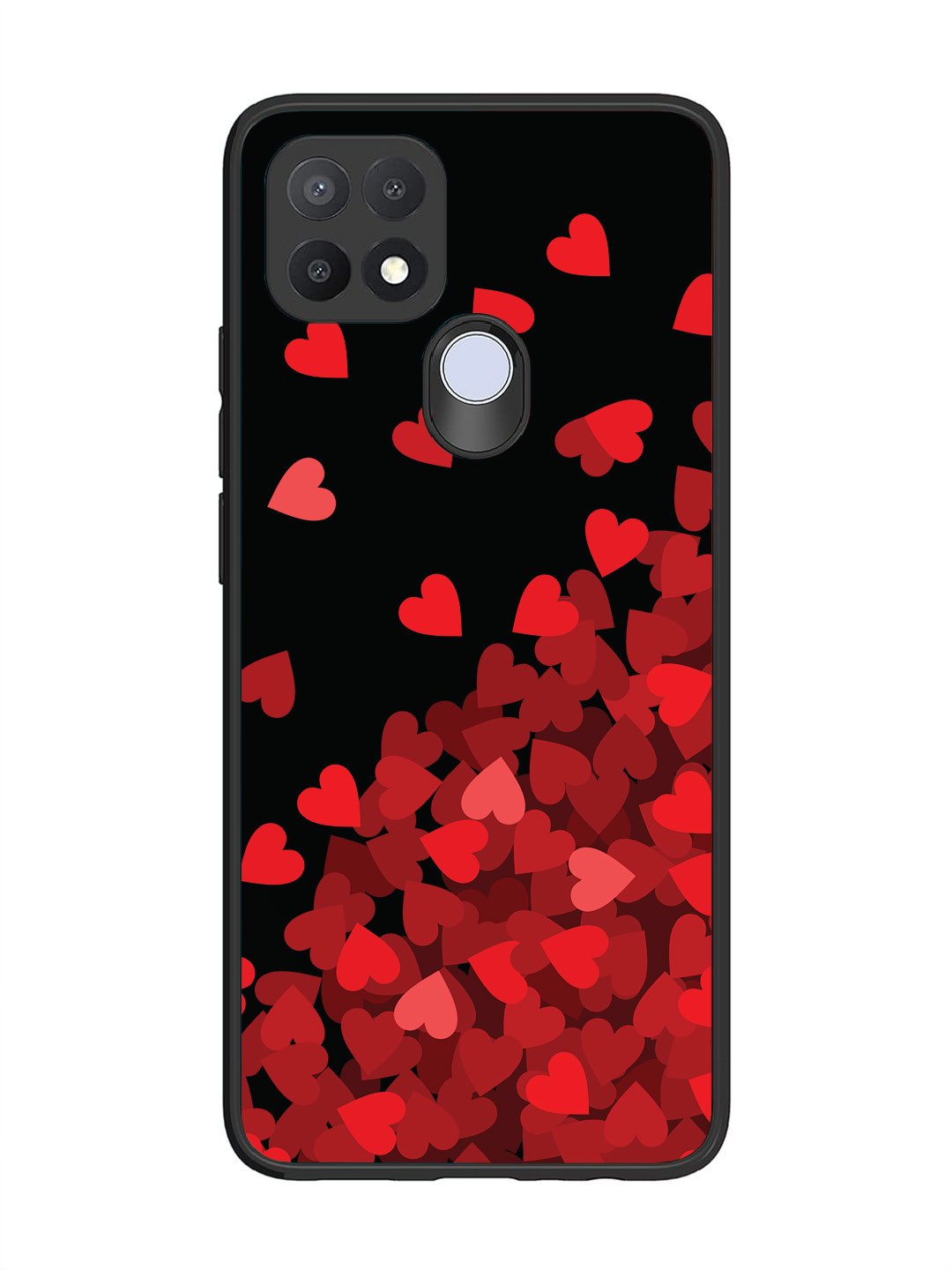 Oppo A15 Red Hearts