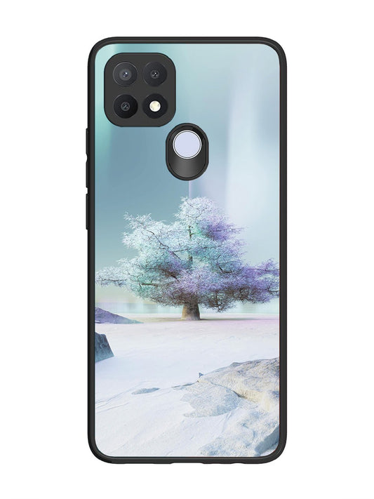 Oppo A15 Tree on lceland