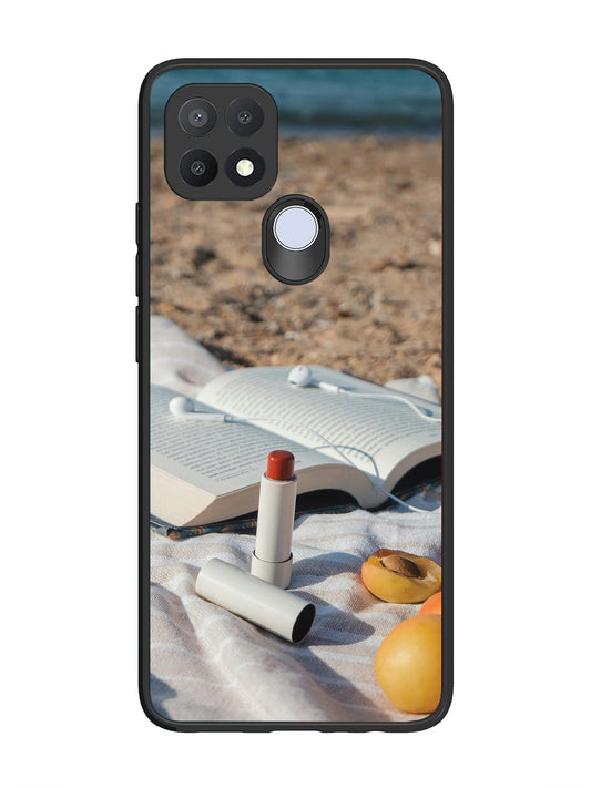 Oppo A15 Lipstick & Book