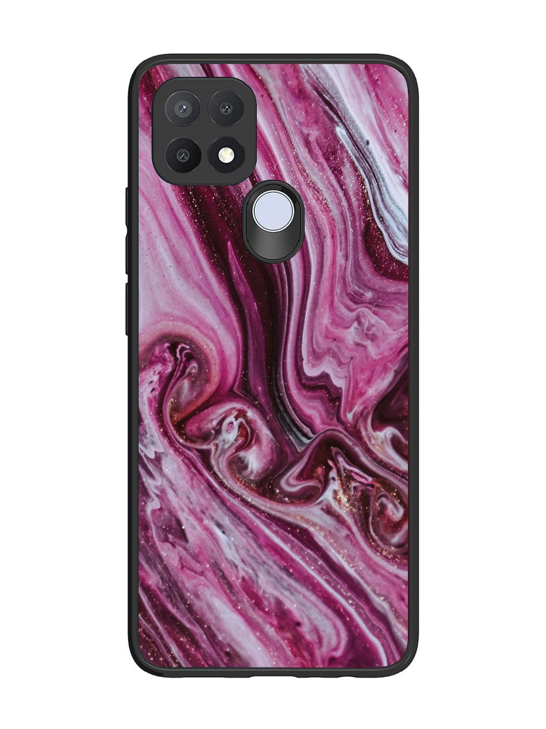 Oppo A15 Pink Flood Marble