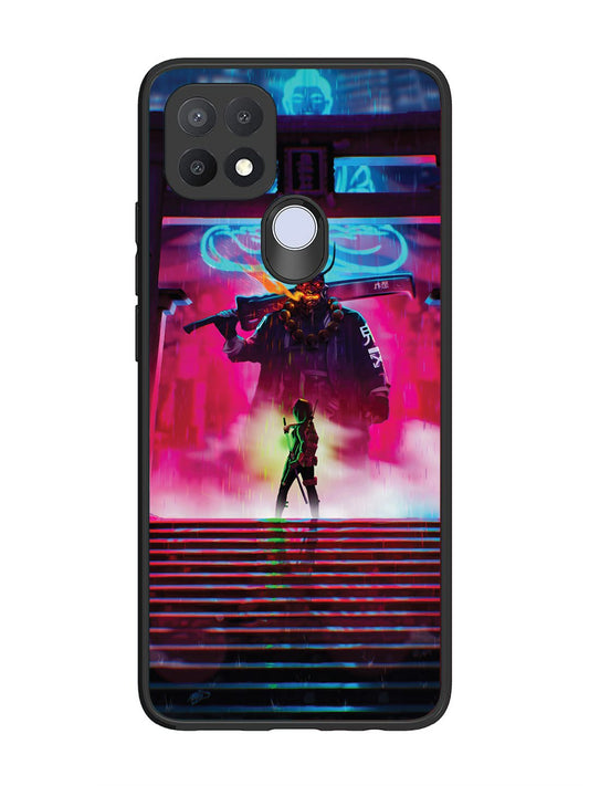 Oppo A15 Cyberpunk Yokai Monster