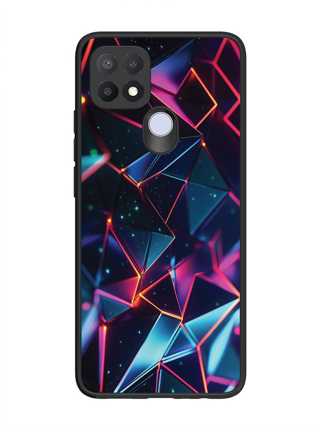 Oppo A15 3D Abstract Polygon