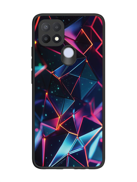 Oppo A15 3D Abstract Polygon
