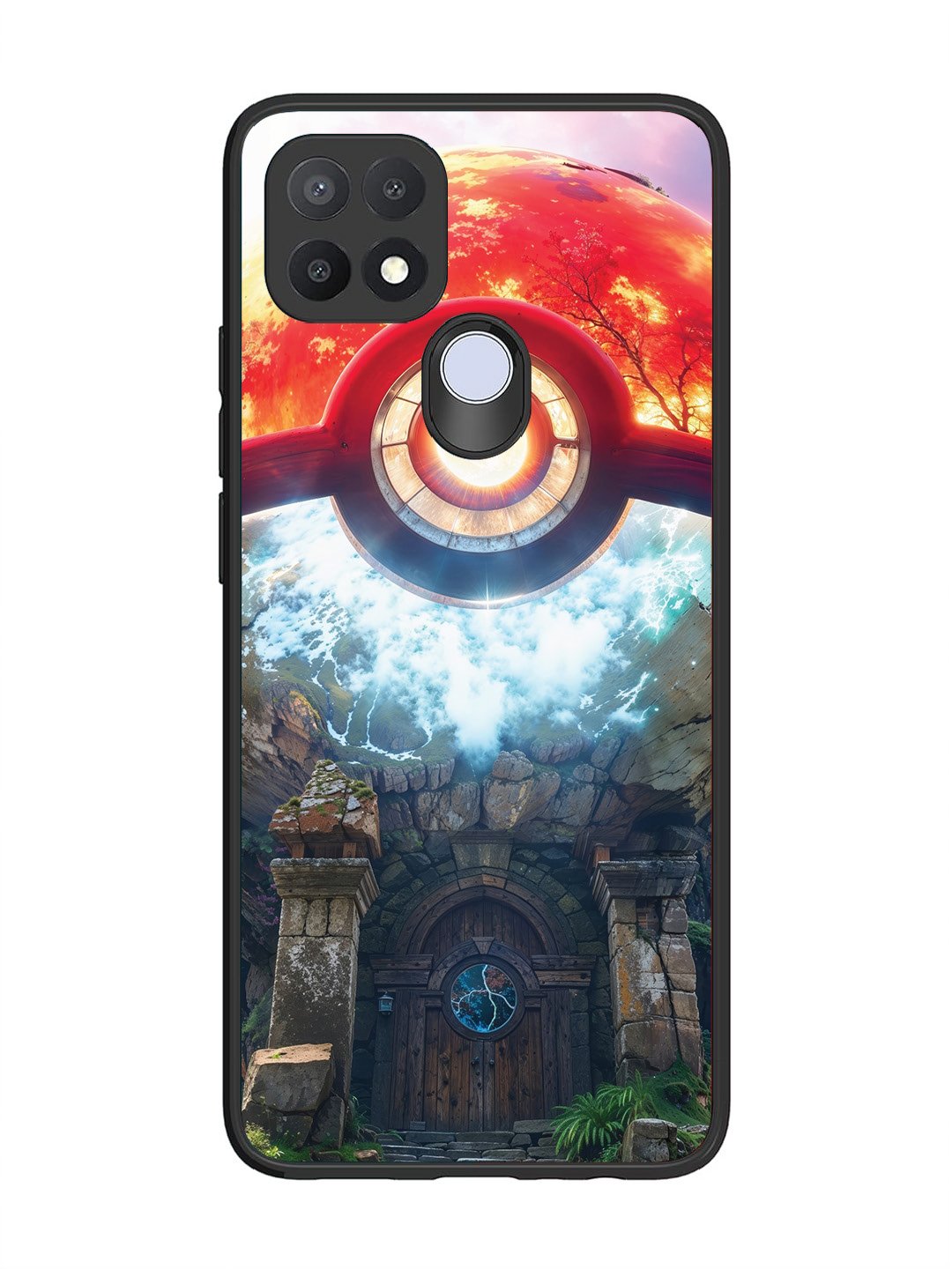 Oppo A15 Cartoon-ball-house-anime