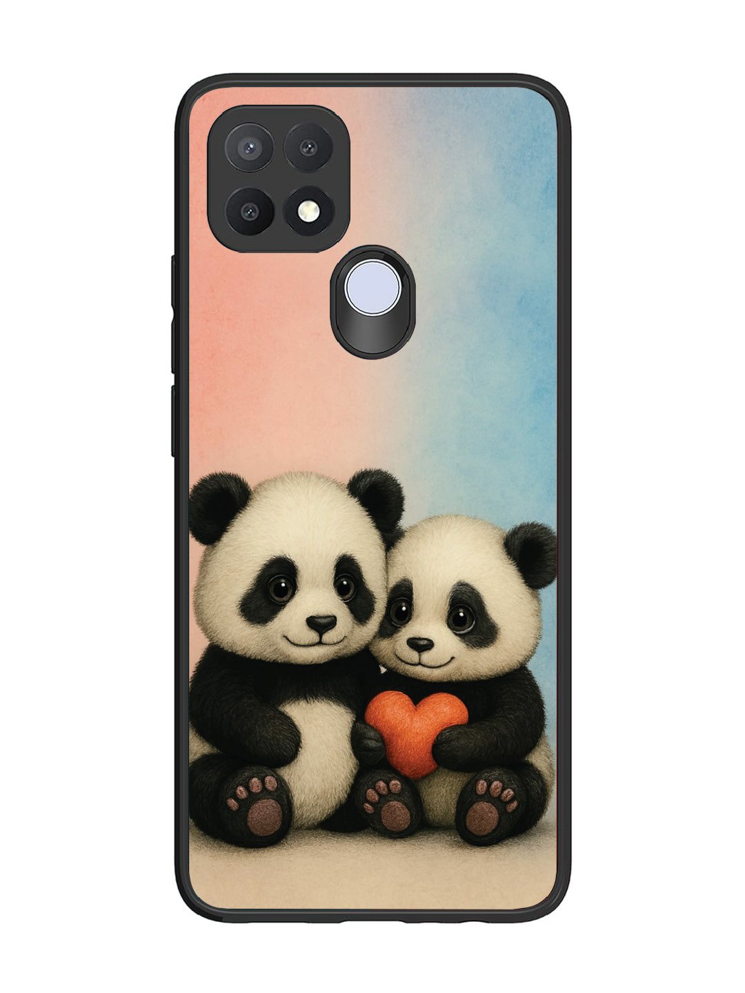 Oppo A15 Cute Baby Pandas