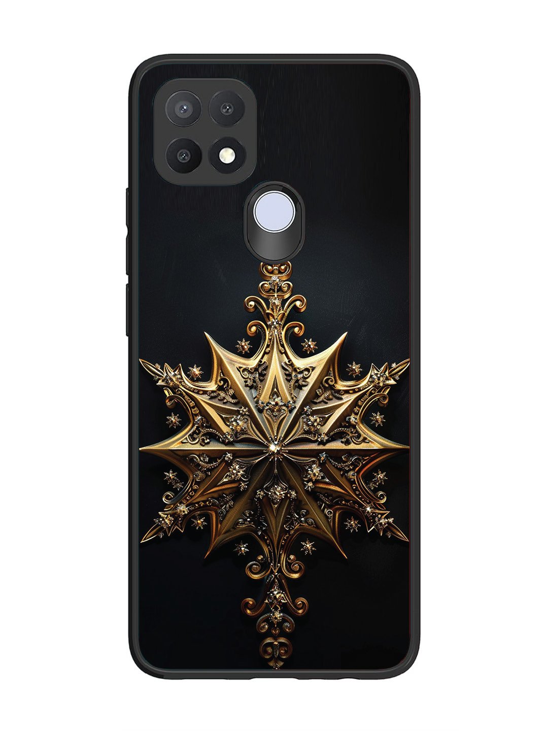 Oppo A15 Ornate Golden Star