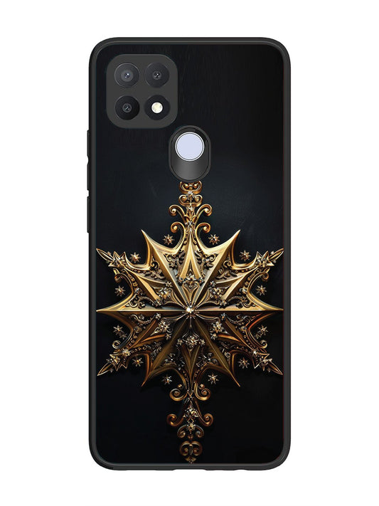 Oppo A15 Ornate Golden Star