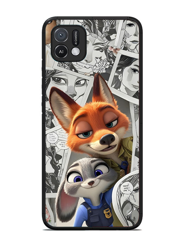 Oppo A16K Cute Nick wilde and judy hopps
