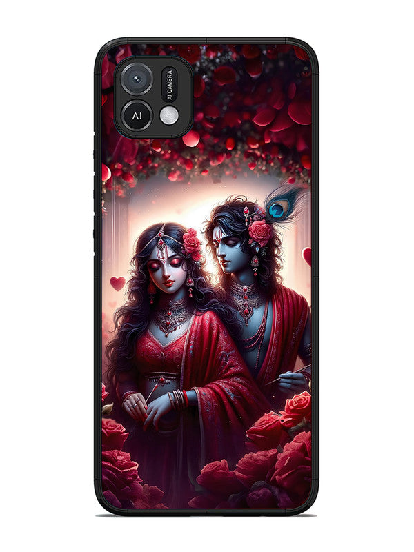 Oppo A16K | 2D Metal | Couples in Red theme like Radha Krishna | OP-A16K-458