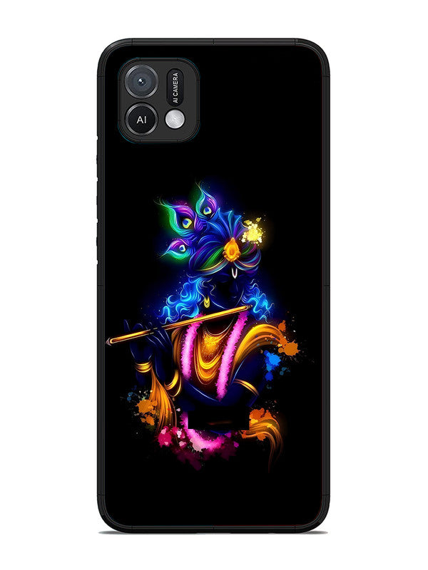 Oppo A16K | 2D Metal | Krishna Playing Flute | OP-A16K-460