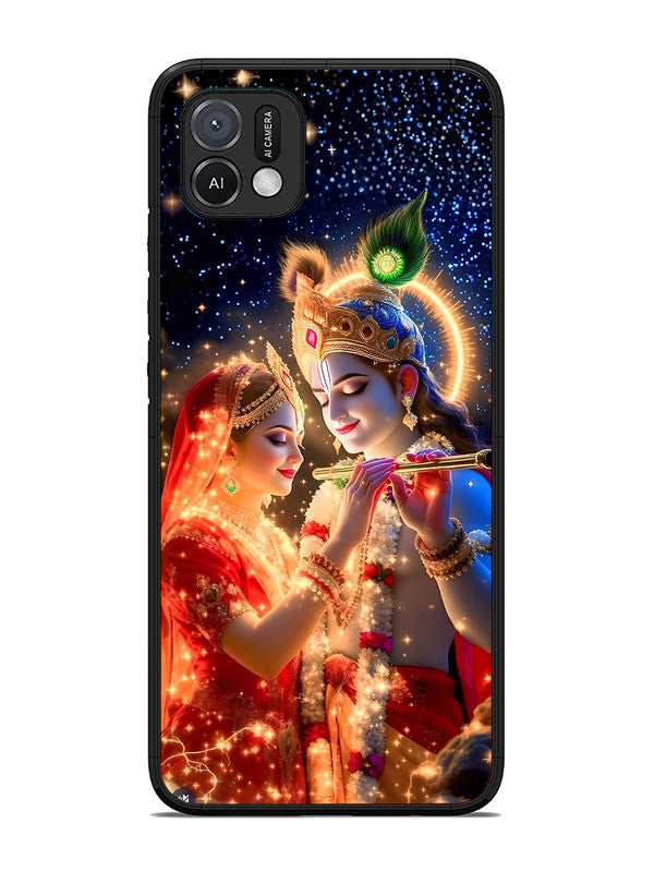 Oppo A16K | 2D Metal | Radha Krishna posing with flute | OP-A16K-462