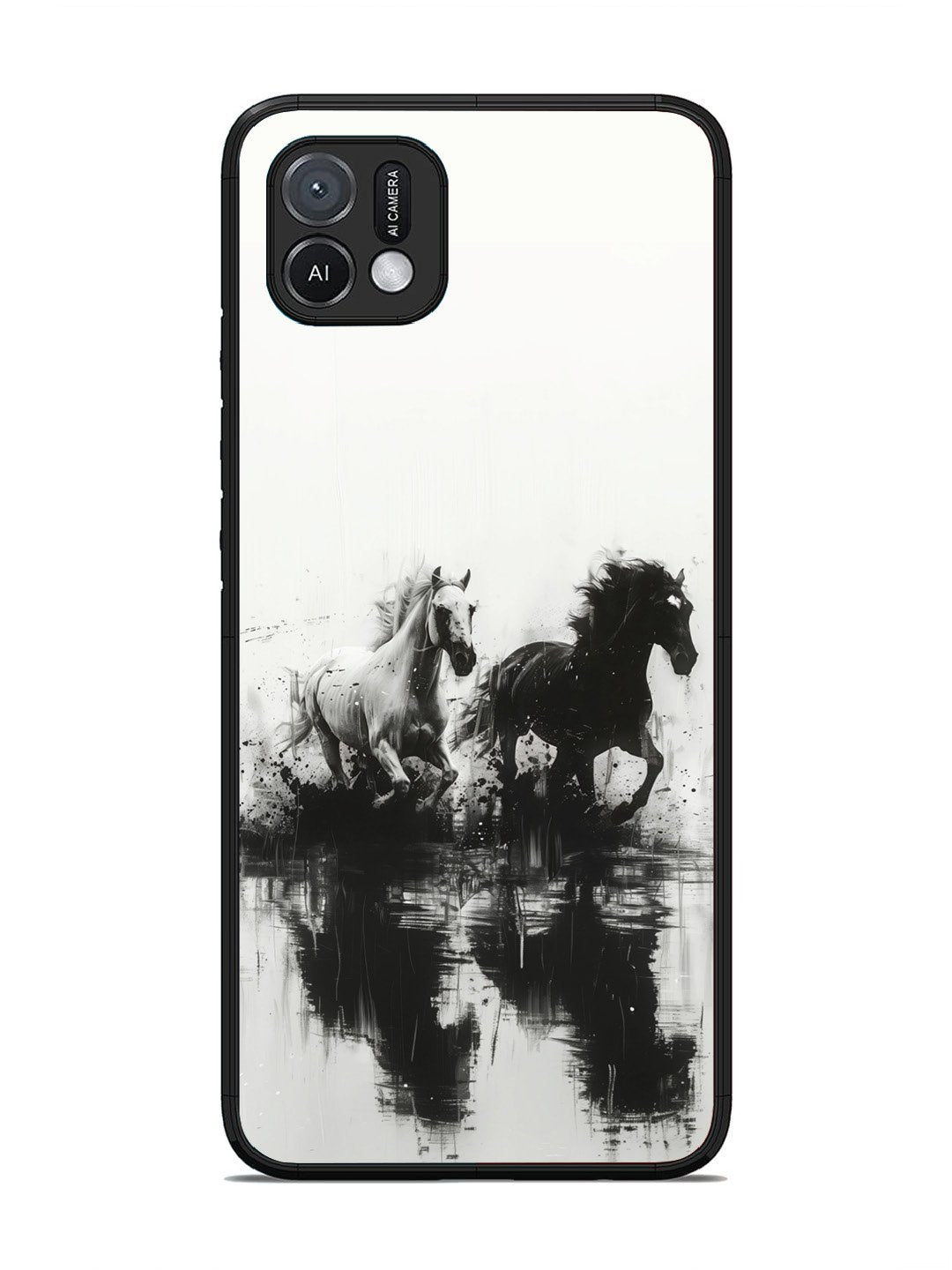 Oppo A16K Black & White Horse