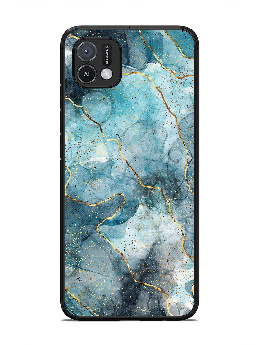 Oppo A16K Oceanic Golden Strip Marble