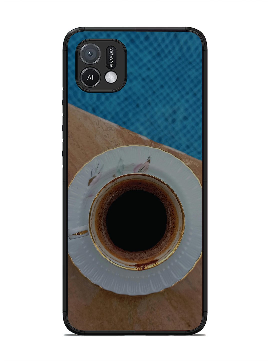Oppo A16K Black Tea Cup Saucer