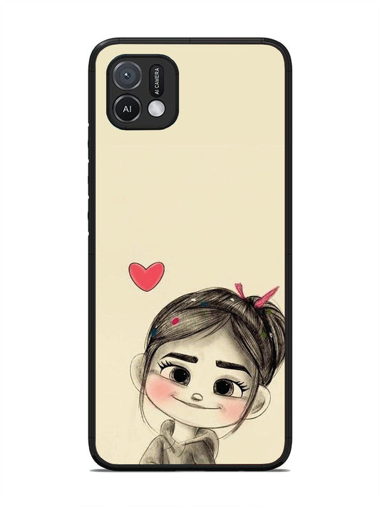 Oppo A16K Cute Girl Looking at You