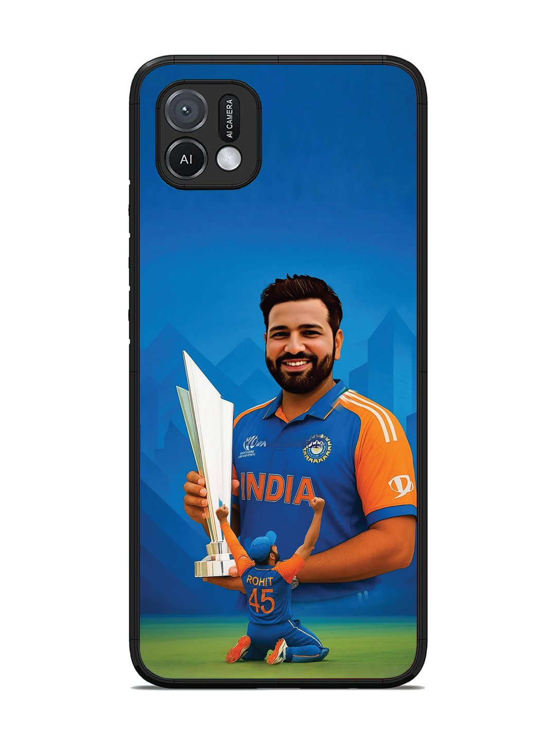 Oppo A16K Rohit Sharma Cricketer