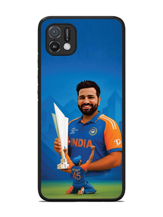 Oppo A16K Rohit Sharma Cricketer