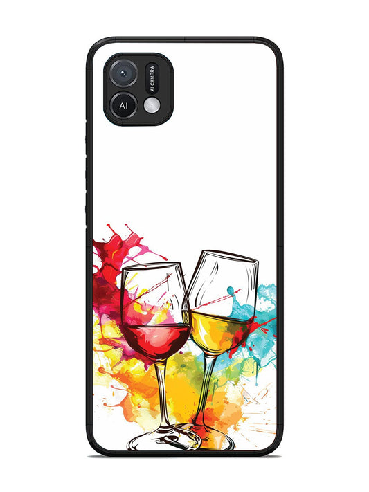 Oppo A16K Colorful wine glasses