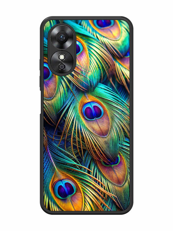 Oppo A17 peacock feather