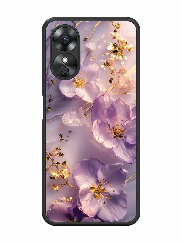 Oppo A17 Orchid with Golden Safron