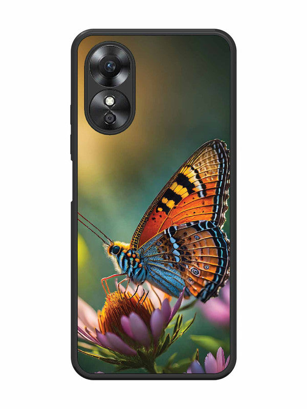 Oppo A17 Golden Hour Monarch Butterfly