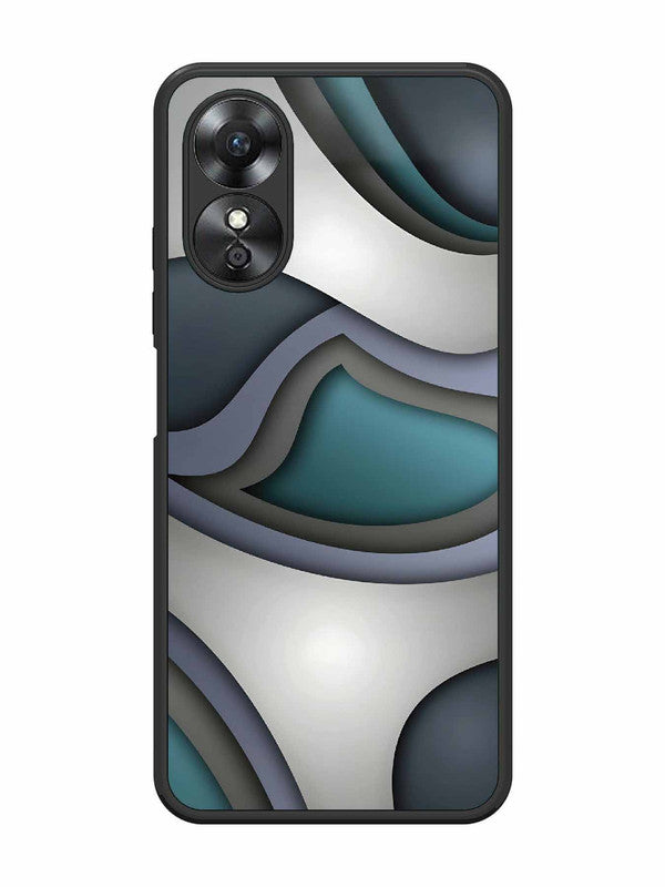 Oppo A17 Slate Blue Gradient Wave